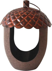 Peckish Hanging Bird Feeder, Acorn Shaped - Ideal for Mealworms or Suet Pellets - Picture 1 of 3