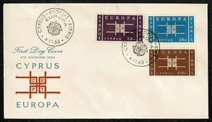 SE68 CYPRUS 1963 FDC Europe issue - Picture 1 of 1