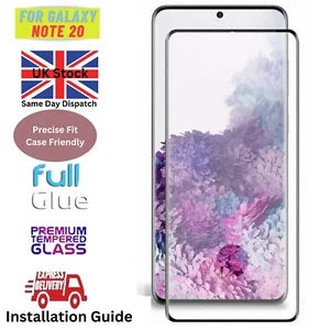 Samsung Note 20 Full Glue Displayschutzfolie Fingerabdruck mit Loch - Bild 1 von 3
