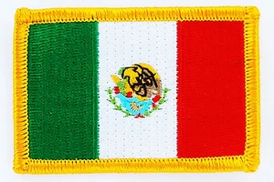 PARCHE BANDERA DE MÉXICO INSIGNIA HIERRO NUEVO BORDADO - Imagen 1 de 1