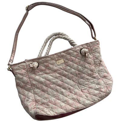 Bolso de Hombro Luv Betsey Johnson Acolchado Shabby Chic Rosa Dorado Rosa Pastel Foto 1 de 4