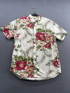 Denim & Supply Ralph Lauren Shirt Mens Medium Floral Hawaiian Button Up Pocket - Picture 1 of 9