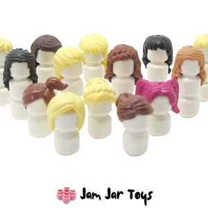 LEGO Minifigure Hair Wigs Friends / Princess NEW 200+ types to Choose Mix SAVE - Picture 1 of 209