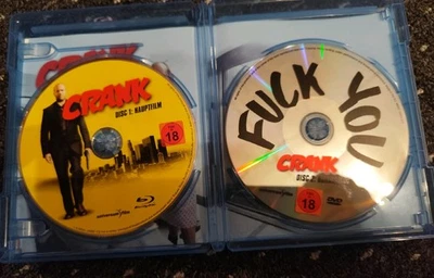 CRANK - Extended Version inkl. Bonusdisc [Blu-Ray] Top zustand - Bild 1 von 2