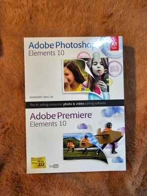 Adobe Photoshop Elements and Premiere Elements 10 W/serial # - Image 1 of 4
