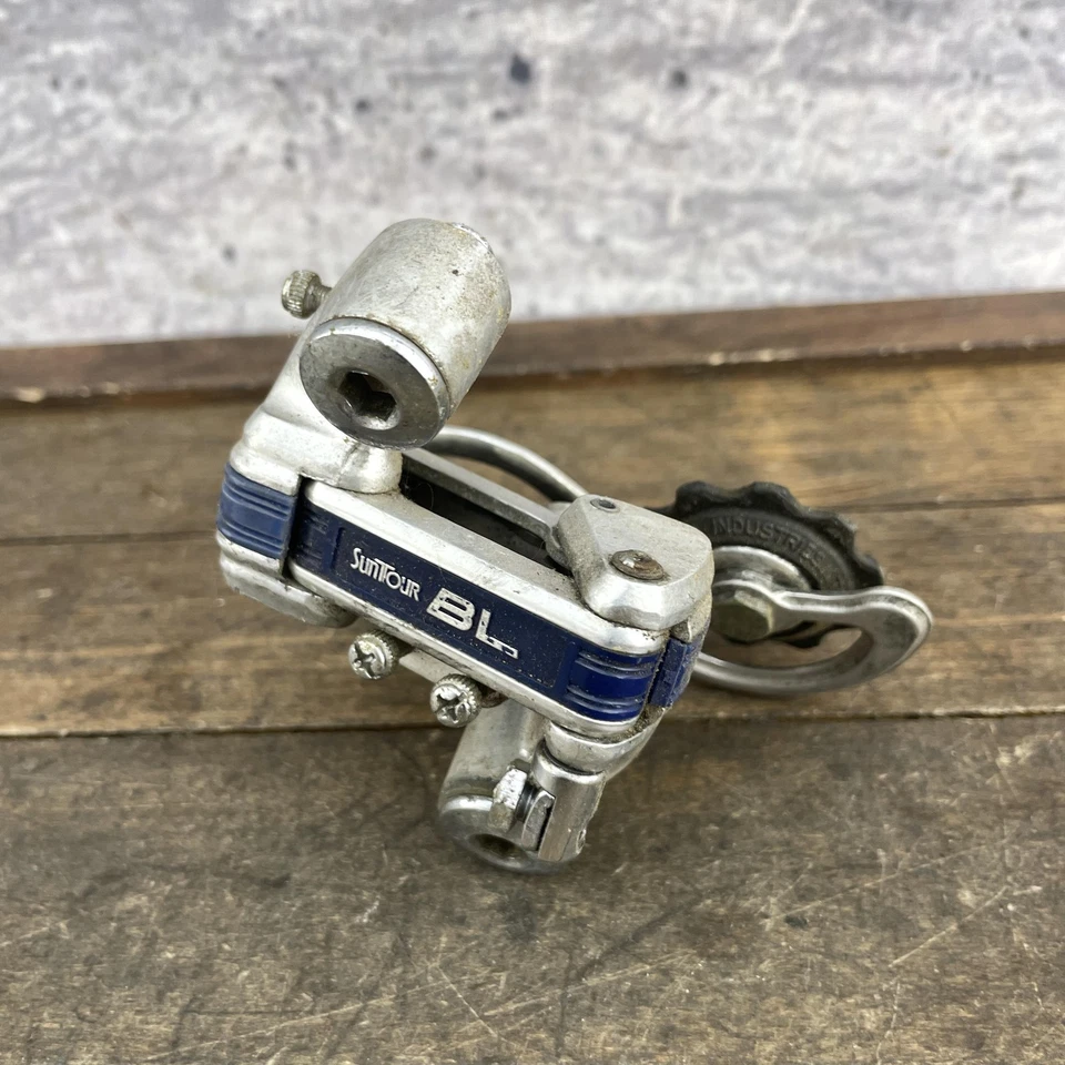 Bicicleta de Carretera Desviador Trasero Línea Azul SunTour BL De Colección Hecha en Japón Jaula Corta Foto 1 de 4