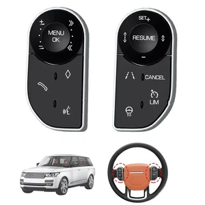 Fit Für 2013-2017 Range Rover Sport L405 L494 Lenkrad-Steuerschalter-Tastensatz - Picture 1 of 14
