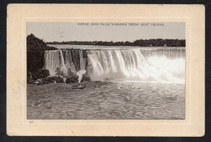 Victorian Trade Card - Jersey Coffee - Niagara Horse Shoe Falls  - 1900+ - Picture 1 of 2