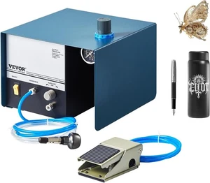 Grabadora neumática 28000 RPM 60W máquina de grabado neumática de un solo extremo VEVOR - Imagen 1 de 12