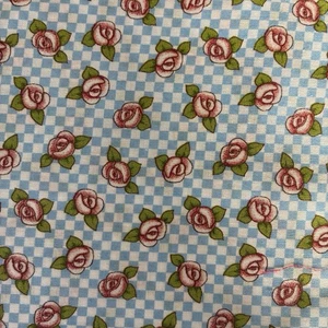 1 yd - Mary Engelbreit VIP Fabrics by Cranston Quilt Cotton Rose Checkerboard - Picture 1 of 4