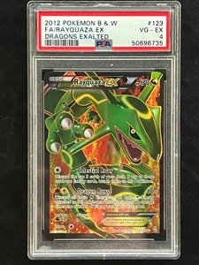 Pokemon Rayquaza EX Full Art - Dragons Exalted - 123/124 - PSA 4 - Bild 1 von 2