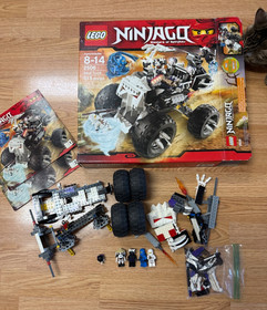 Lego Ninjago Skull Truck 2506 100% Complete + All Minifigures, instructions, Box