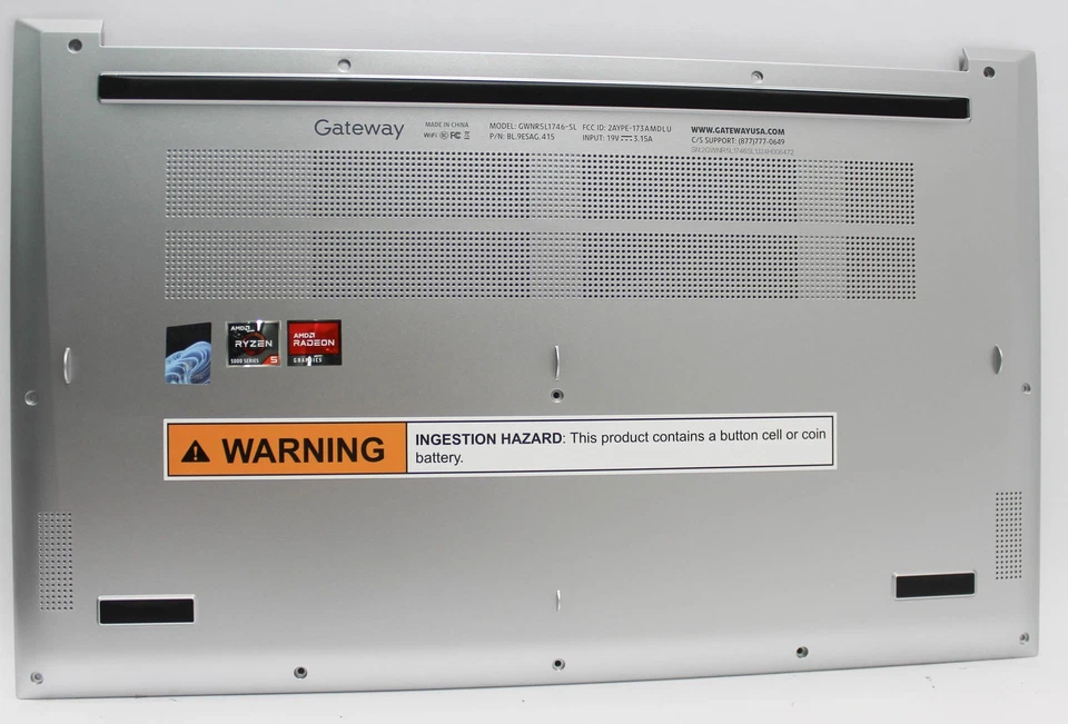 GWNR5L1746-SL-BASE GATEWAY TAMPA BASE INFERIOR PRATA GWNR5L1746-SL "GRAU A" - Imagem 1 de 1