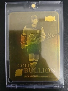 Jack Hughes Gold Bullion (2024-25 Metal Universe Hockey) Nr. GB-12 - Bild 1 von 3