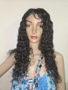 Raw Temple Curly 5x5 Wig 18 Inch - Picture 1 of 5