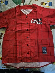 Hiroshima Carp 2022 Fan Club Special Baseball Trikot Shirt Large Neu Rot - Bild 1 von 5