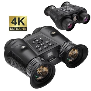 VRNV300 Head Mounted 3D IR Night Vision Binoculars 4K UHD 6x Digital Zoom Camera - Picture 1 of 24