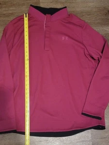 Suéter Under Armour Hombres XXL Golf Storm Manga Larga Granate Nuevo 1317345-635 - Imagen 1 de 13