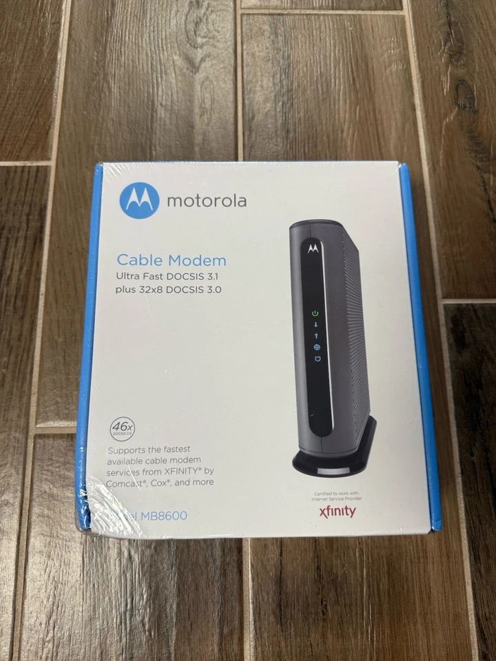 Motorola MB8600 DOCSIS 3.1 Gigabit Cable Modem 6KMbps Ultra Fast Open Box - Image 1 of 1