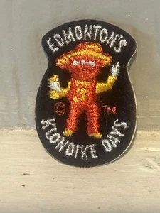 Vintage Edmonton Canada Klondike Days Miner Gold AG Embroidered Patch 1G40 - Bild 1 von 3