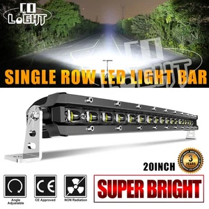 Barra de luz LED curvada de 20" foco de una fila para conducir camión todoterreno VS 22"24"26" - Imagen 1 de 13