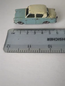 Matchbox Lesney No 43 Hillman Minx Two Tone turquoise/cream Gpw Rounded Axles - Picture 1 of 9