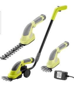 Akku-Grasschere & Heckenschere, 2in1 DEWINNER Handschere 90%NEU - Bild 1 von 9