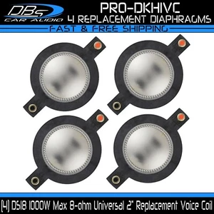 4x DS18 PRO-DKH1VC 2" VC 8-ohm Replacement Diaphragm for PRO-DKH1 and PRO-D1 - Picture 1 of 3