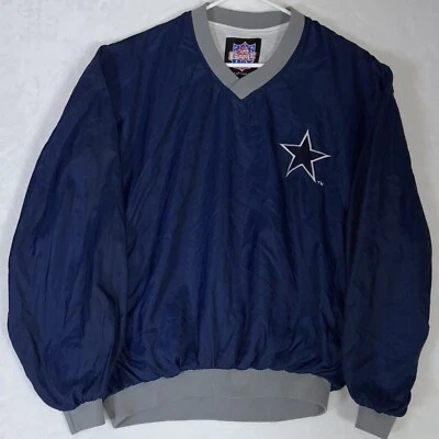 De colección Dallas Cowboys Game Day T.F.G. Jersey Grande Azul Troy Aikman Años 90 Foto 1 de 4