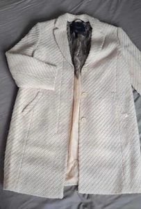 Esprit Cream Coat Size 14 - Picture 1 of 7