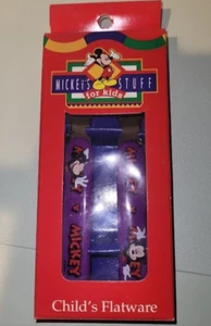 VINTAGE MICKEY MOUSE KIDS 2pc FLATWARE SET - Picture 1 of 4