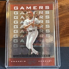 2005 Leaf Gamers Vladimir Guerrero Anaheim Angels #G 15 PWE