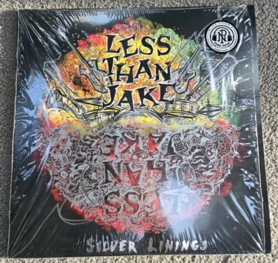 Less Than Jake - Silver Linings - Red Blood Cloudy Wax - LP ska  - Image 1 of 4