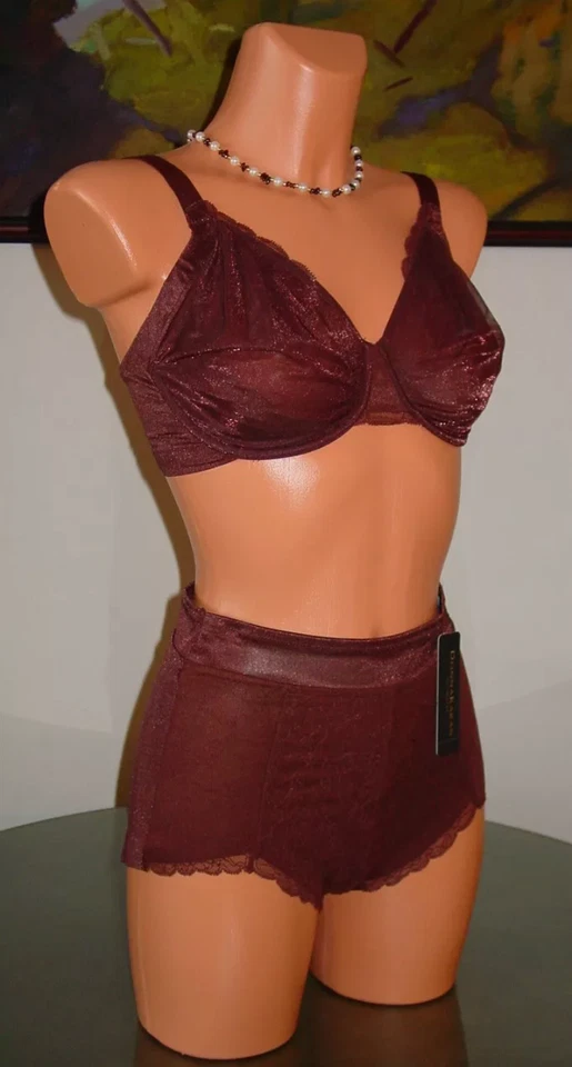 Nuevo con etiquetas Sujetador / Panty Donna Karan INCOGNITA, talla 34DD / S Marrón Foto 1 de 1