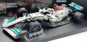 Minichamps 1/18 Scale 110 220763 F1 Mercedes AMG W13 E 2022 Monaco Russell #63 - Picture 1 of 5
