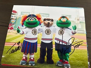 Wally Monster Tessie Boston Red Sox Mascot signed MLB Baseball 8x10 photo - Picture 1 of 1