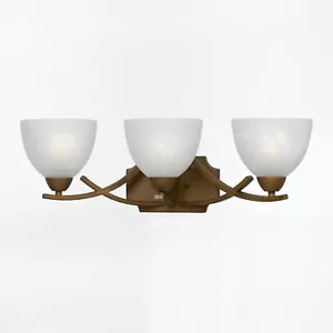 Triarch 33280/3-AG 3 Light Value Bathroom Bar Light - Picture 1 of 1