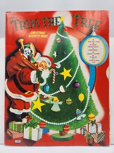 Christmas Activity Book Trim the Tree Volvelle - Lowe - James & Jonathan c.1956 - Picture 1 of 11