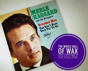 Merle Haggard - Branded Man / You Don't Have Very Far To Go 45 EXCELLENT 1967 - Picture 1 of 11