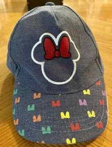 Disney Junior Minnie Mouse Hat Girls Adjustable Snapback Cap W/ Red Bow D7 - Picture 1 of 5