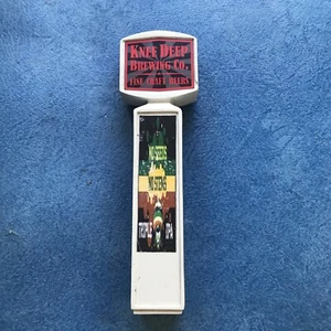 KNEE DEEP BREWING CO NO SEEDS NO STEMS TRIPLE IPA TAP HANDLE Craft Beer Pull Kno - Picture 1 of 6