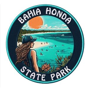 Bahia Honda State Park Patch Iron-on Applique Nature Badge Florida Beach Travel
