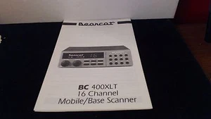 BC400XLT BEARCAT UNIDEN ORIGINAL FUNCIONAMIENTO Manual - Imagen 1 de 1