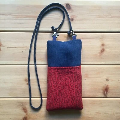 CUSTODIA TRACOLLA CORDONCINO BORSA TESSUTO FATTO A MANO PER XIAOMI Mi 10T LITE - Immagine 1 di 4