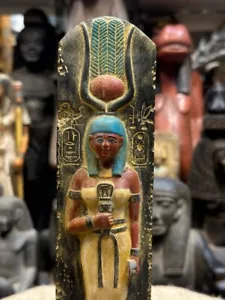 Seltene altägyptische antike Statue der Göttin Hathor Gott Himmel & Liebe v. Chr. - Bild 1 von 9