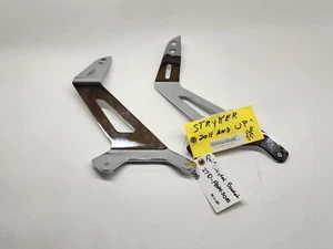 NOS Yamaha Chrome Fixed Mount Passenger Backrest Kit 11-Up Stryker 27D-F84A0-S0 - Foto 1 di 2