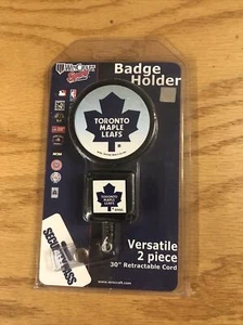 WinCraft Toronto Maple Leafs NHL vielseitiger 2 Stück einziehbarer 30" Abzeichenhalter - Bild 1 von 2