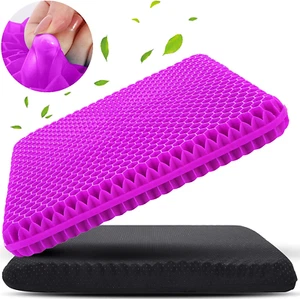 Gel Seat Cushion for Long Sitting (Super Large & Thick), Gel Chair Cushion - Picture 1 of 12