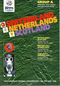 EURO 96 Group A Brochure including Scotland Holland Switzerland - Picture 1 of 1
