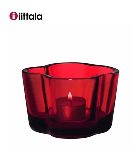 Iittala Alvar Aalto mirtillo votivo tealight 60 mm/2,36 pollici NUOVA confezione regalo - Foto 1 di 7